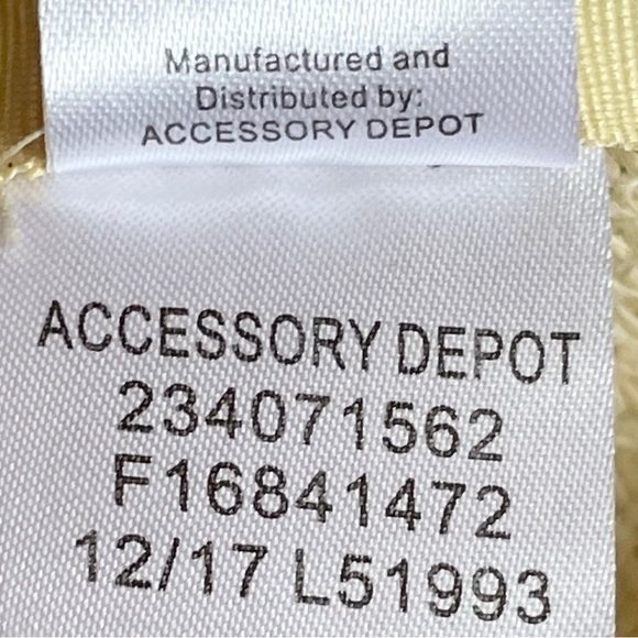 Accessory Depot Floppy Straw Do Not Disturb Embroidered Vacation Sun Hat NWT - Picture 8 of 8